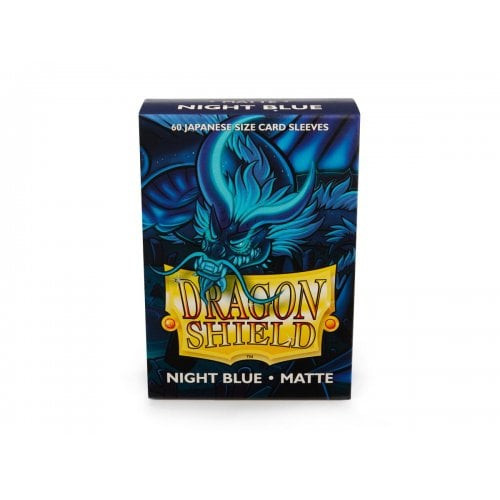 (image for) Dragon Shield Matte Night Blue Japanese Size Sleeves (60)